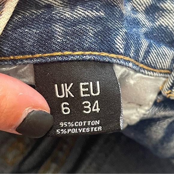 PrettyLittleThing High Waisted Jeans size 2 - Picture 5 of 9